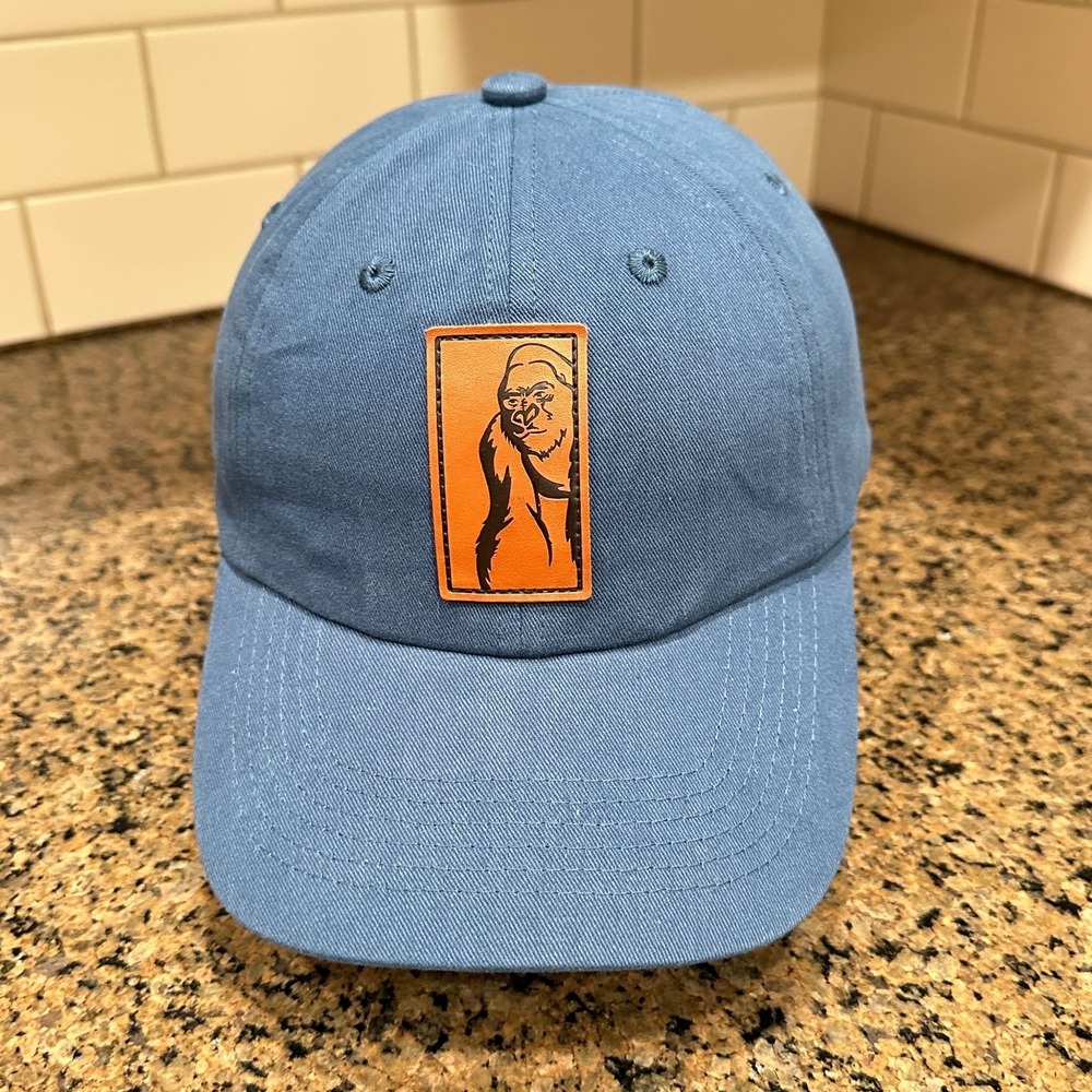Gorilla Abercrombie & Fitch Baseball Cap Hat Mens Adult Blue Cotton